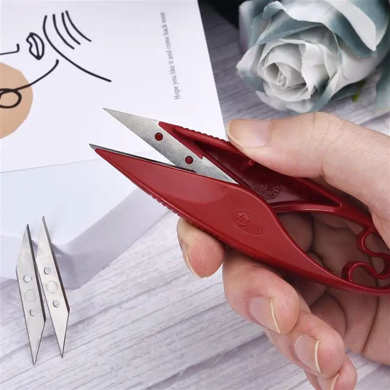 고급 전문 바느질 가위 원사 가위 스레드 가위 자수 크로스 스티치 커터 가위 재봉용 도구