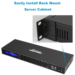 4K Ultra HD HDMI Матрица 8X8 коммутатор сплиттер Матрица HDMI до 4Kx2K@ 30 Гц 1080P@ 60 Гц Поддержка LAN порт управления стойка крепление HDMI 1,4