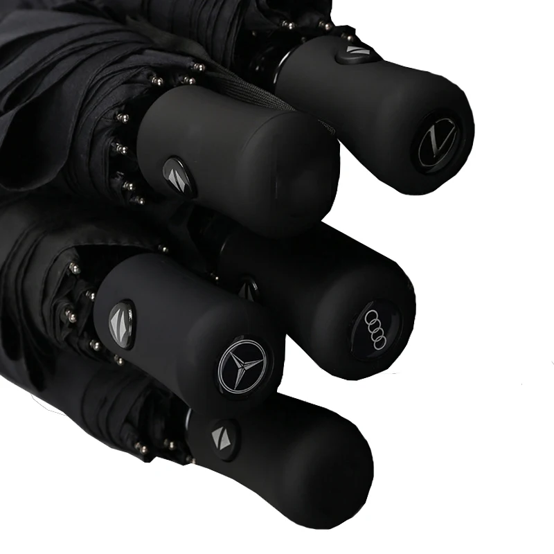 Comprar Paraguas de negocios para hombre, paraguas de lluvia para mujer, 3 pliegues, a prueba de viento, paraguas para exteriores, paraguas para hombre, cooperación automática, paraguas parasol