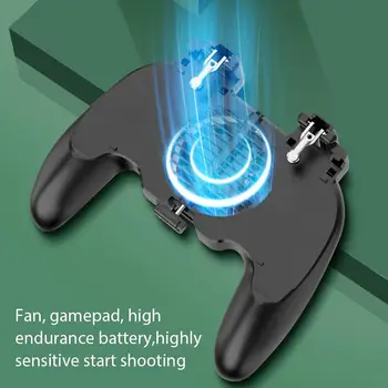 

New PUBG Mobile Joystick Controller Charger Gamepad For PUBG IOS Android Operating Gamepad With Cooling Fan Fingers Trigger