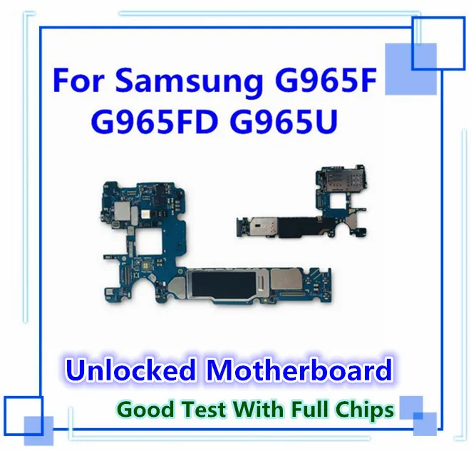 Разблокирована для samsung Galaxy S9+ G965F G965FD G965U материнская плата с чипом 64 ГБ Android OS обновленная карта одна/две sim