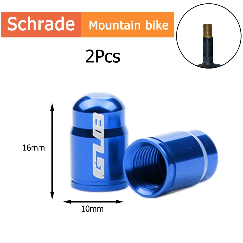 2PCS จักรยานอลูมิเนียมยางวาล์วหมวก Schrader/Presta วาล์วยาง Protector Ultralight จักรยานเสือภูเขาจักรยานวาล์วหมวก MTB อุปกรณ์เสริม