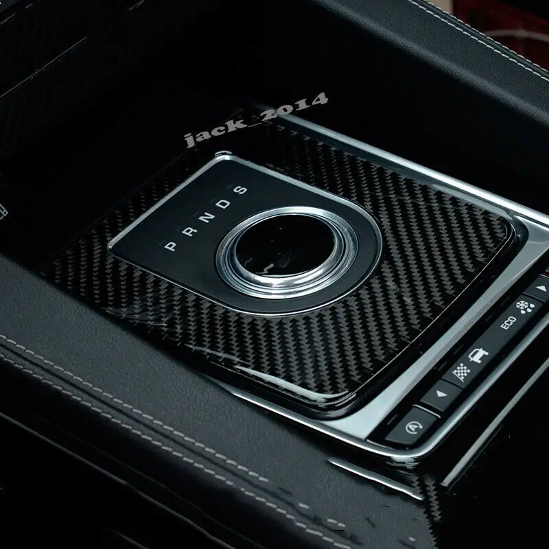 Углеродного волокна панель коробки передач отделкой для Jaguar XE x760 XF X260 F-PACE X761
