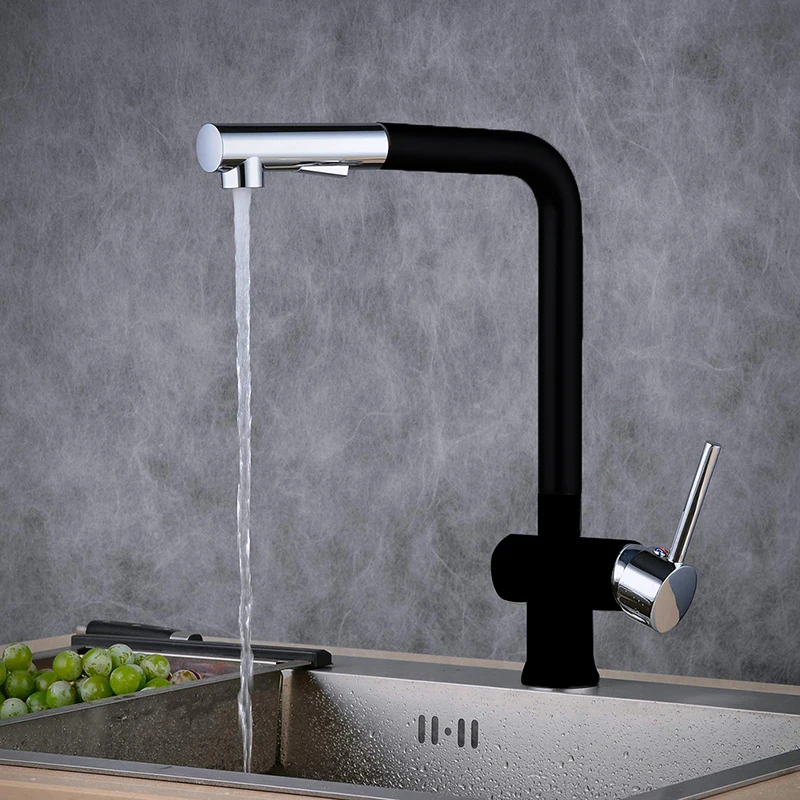 Stainless Steel Kitchen Faucet Single Handle Single Hole Mixers Sink Tap Kitchen Faucet Modern Hot And Cold Water Taps