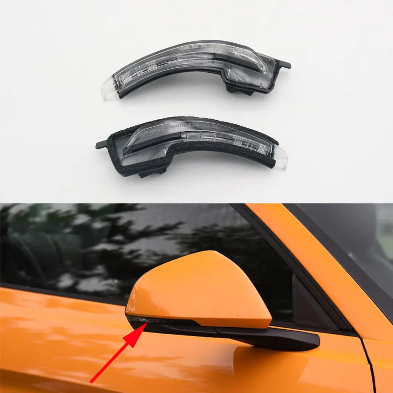 Автомобильный указатель поворота бокового зеркала на крыле двери индикаторная