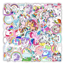 10/30/50PCS Nouvelle Licorne Autocollant Bagage Voiture Téléphone Ordinateur Planche À Roulettes Bouilloire Autocollant Décoratif En Gros 