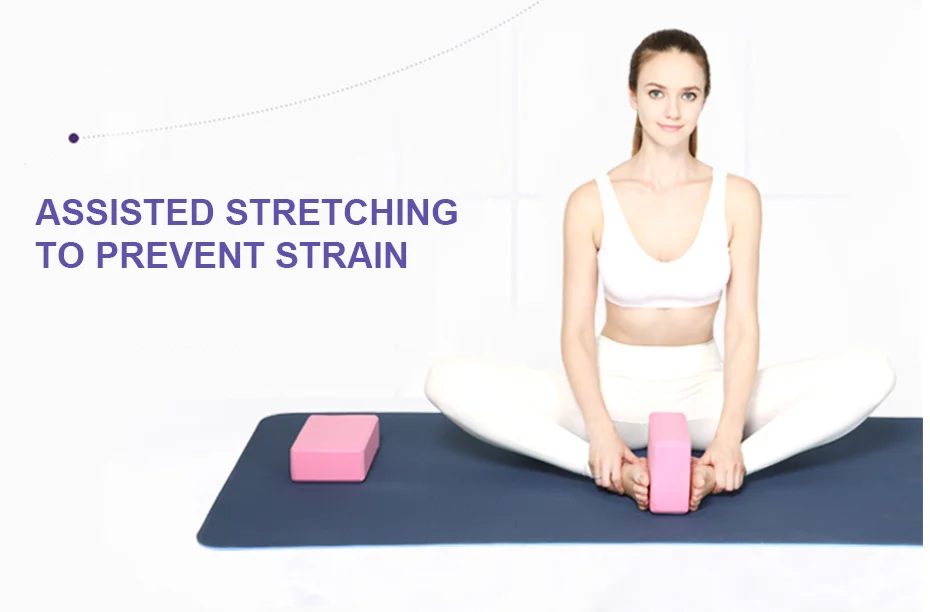 Yoga Block красочный пенопластовый фитнес-блок для упражнений, упражнений, тренировки, формирования кирпича, тренировки здоровья, растяжения тела, инструмент