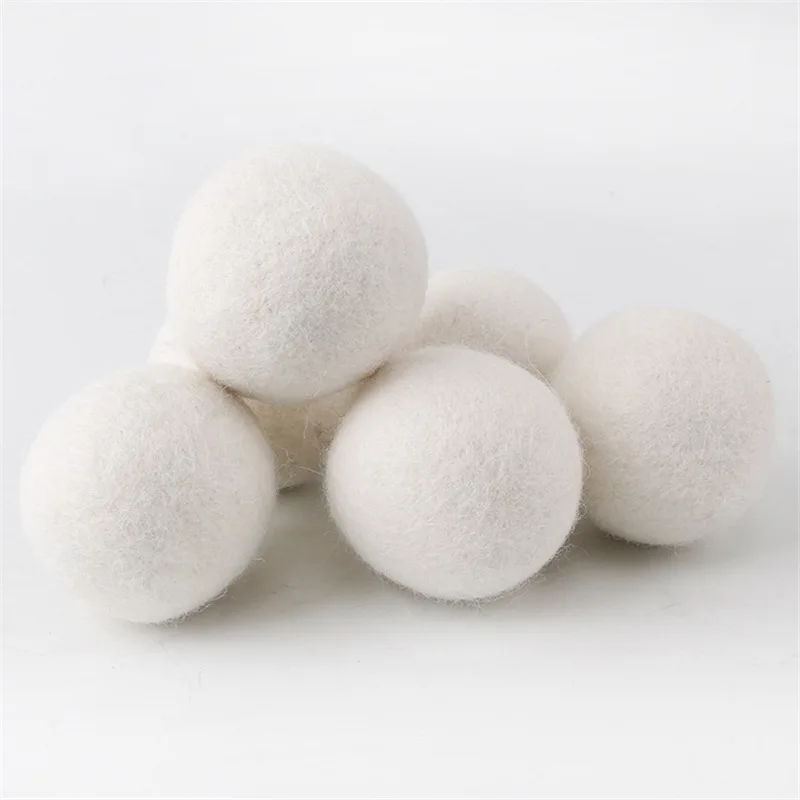 6/7cm Reusable Wool Dryer Balls Softener Laundry Laundry Ball Wool Dryer Balls Home Washing Washing Machine Accessories