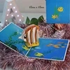 3D Pop UP Happy Birthday Greeting Invitation Cards Laser Cut Boy Girl Kids Gift Card Thank You Cards Vehicle Miniatures Postcard ► Photo 3/6