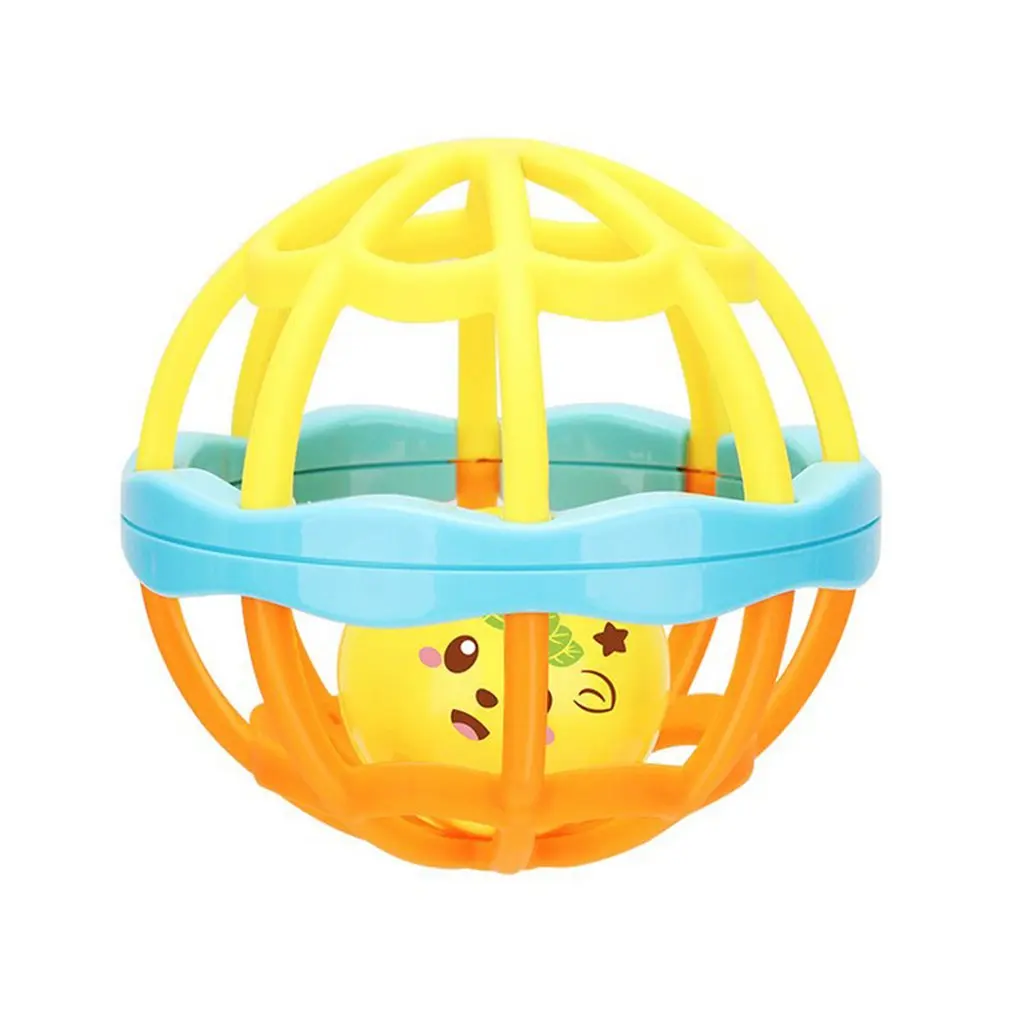 Newborn Toy Baby Toys Puzzle Hand Ball Hole Rattle Soft Enhancing vocabulary and language skills | Мать и ребенок