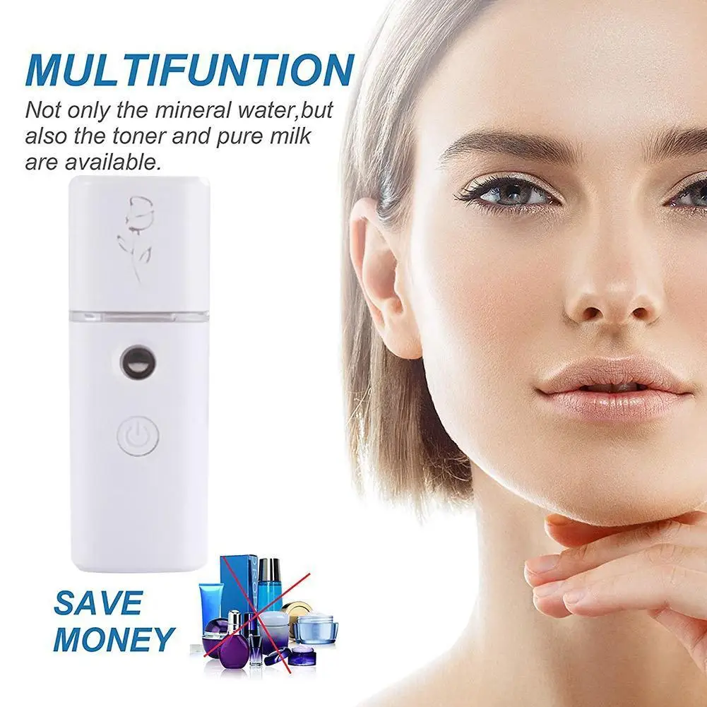 

Portable Face Spray Body Nebulizer Steamer Moisturizing Care Sprayer Tools Mist Instruments Mini Beauty Nano B0R2