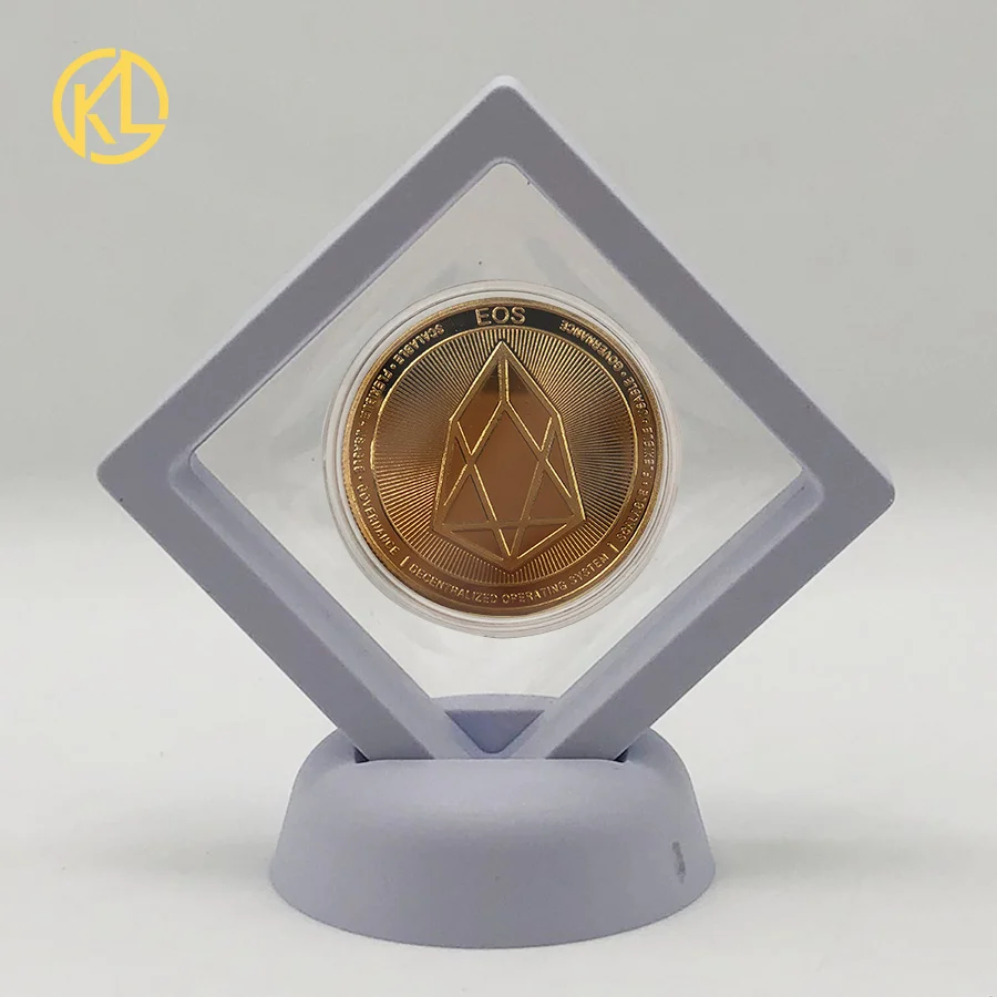 Позолоченная горячая Распродажа Биткоин битная монета Litecoin пульсация эфириум криптовалюта металлическая памятная монета с выставочным стендом