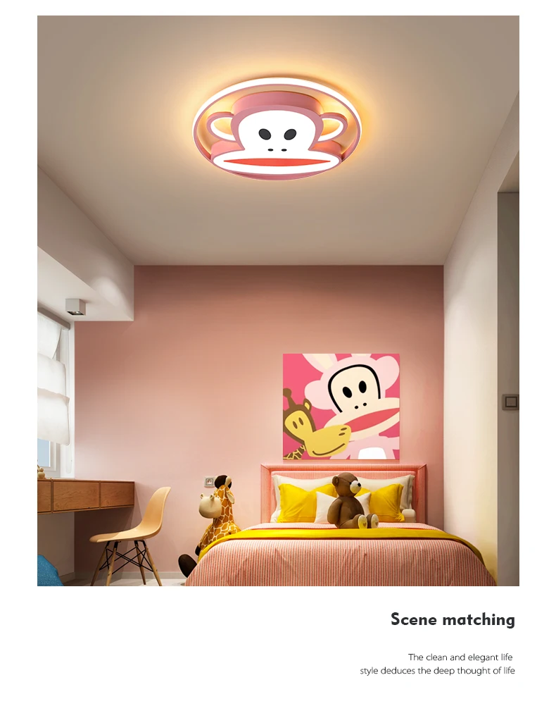 Ceiling Lights for living room Bedroom home lights lamparas de techo colgante moderna Cartoon LED Ceiling lamp for baby boy room