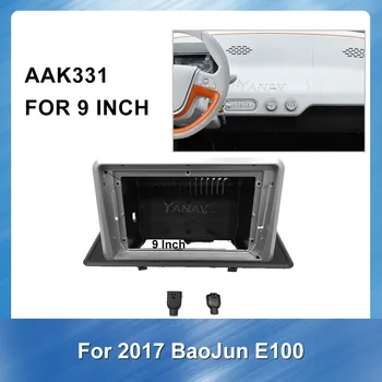 

2Din Car DVD Radio Fascia Installation Frame Kit For Baojun E100 2017 car audio Stereo receiver Dash Installation Trim Mount Kit