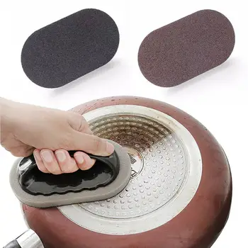 

Kitchen Gadgets Strong Decontamination Cleaning Brush with Handle Multifunctional Magic Sponge Brush Household Cleaning Tool New