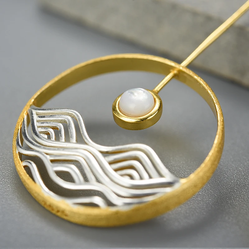 Lotus Fun The Moonlight Design Dangle Earrings Real 925 Sterling Silver Creative Handmade Fine Jewelry Earrings for Women Gift