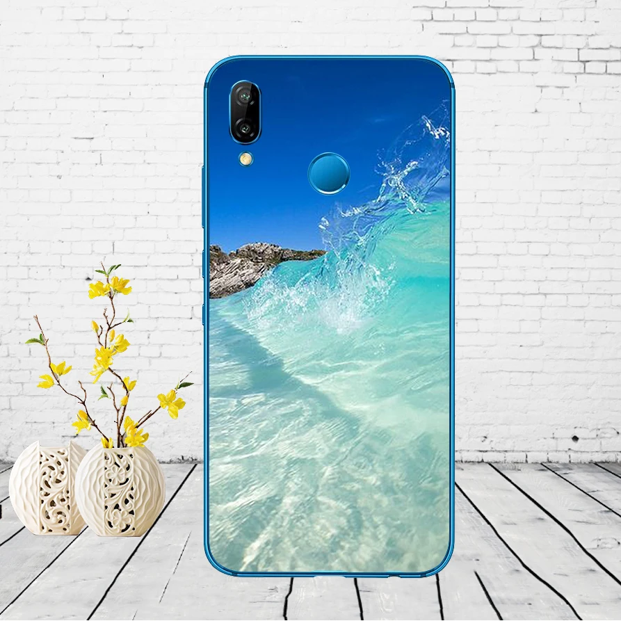 235DD Летняя Пляжная сцена на закате на море Пальма чехол для Huawei P9 P10 P20 P30 Lite mate 10 20 PRO lite p smart чехол