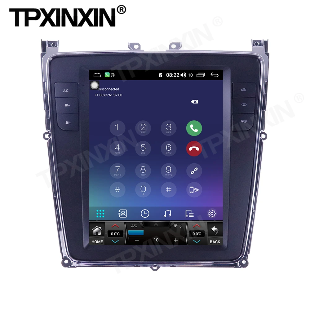 128G Tesla Screen Carplay Android Car Radio 2 Din Stereo Receiver For Bentley Continental GT Supersports Fly Spur GPS Audio Unit