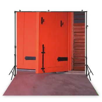 

HUAYI red door background modern house backdrop wedding themed screen children birthday party photoshoot