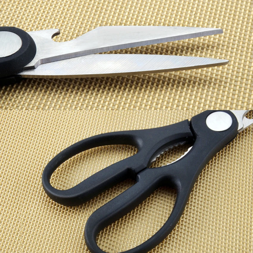 Kitchen Scissors Made with Food-Grade Stainless Steel, Meat Shears Bottle Opener, Poultry Shears for Bone, Chicken, Meat, Fish 5