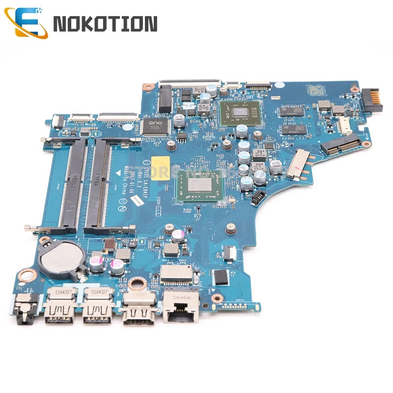 price cut  NOKOTION For HP 15-BW laptop motherboard A9-9420 CPU TM 520 GPU DDR4 CTL51 53 LA-E841P 924724-001 9