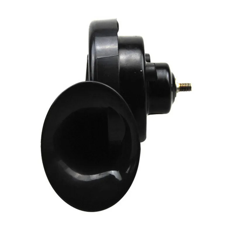 12V 118dB клаксон "улитка" велосипед с электроприводом мотоцикл Водонепроницаемый пылезащитный анти-стрейч громкий ВЧ-черный