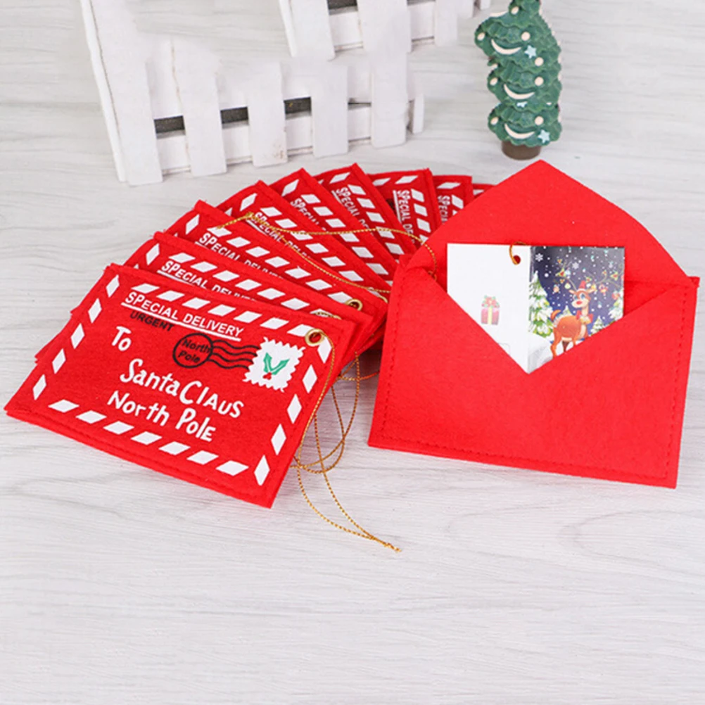 1 шт. рождественские поделки Noel конверт заполнен конфетами Рождественская елка украшения Natal год Noel украшения для дома