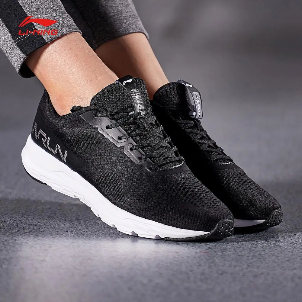 Li-Ning/Женская обувь для бега; светильник; дышащие; износостойкие; нескользящая подкладка; спортивная обувь; кроссовки; ARBN028 SJAS18