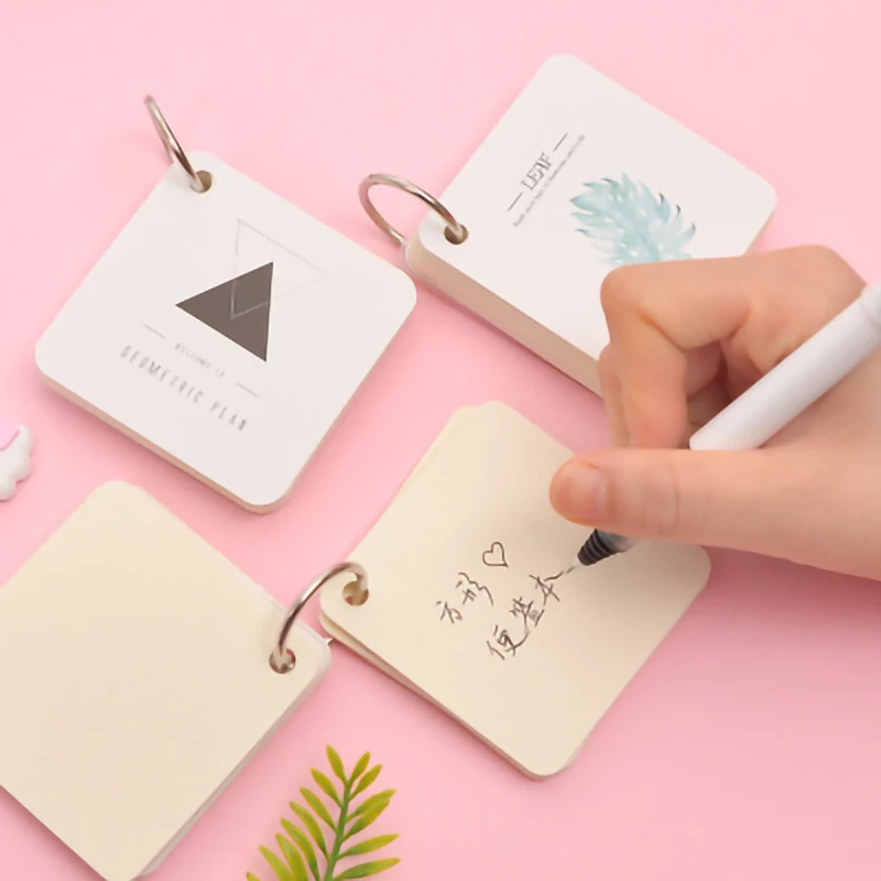 

A set of four Pocket Note Sticky Notes Notebook Stationery Office School Supplies Weekly Planner Agenda
