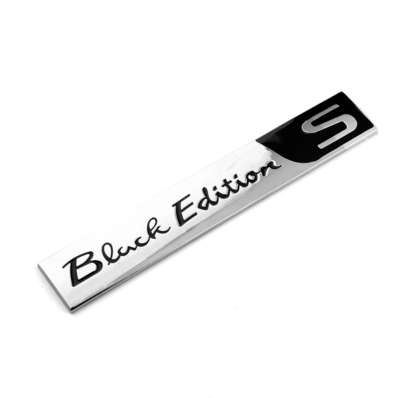 

Black Edition Car Rear Trunk Emblem Adhesive Sticker For LX570 Decoration