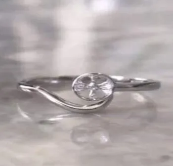 

Fashion Pearl Ring Mounts, Ring Findings, Adjustable Ring Jewelry Parts Fittings Charm Accessories Silver Jewellery