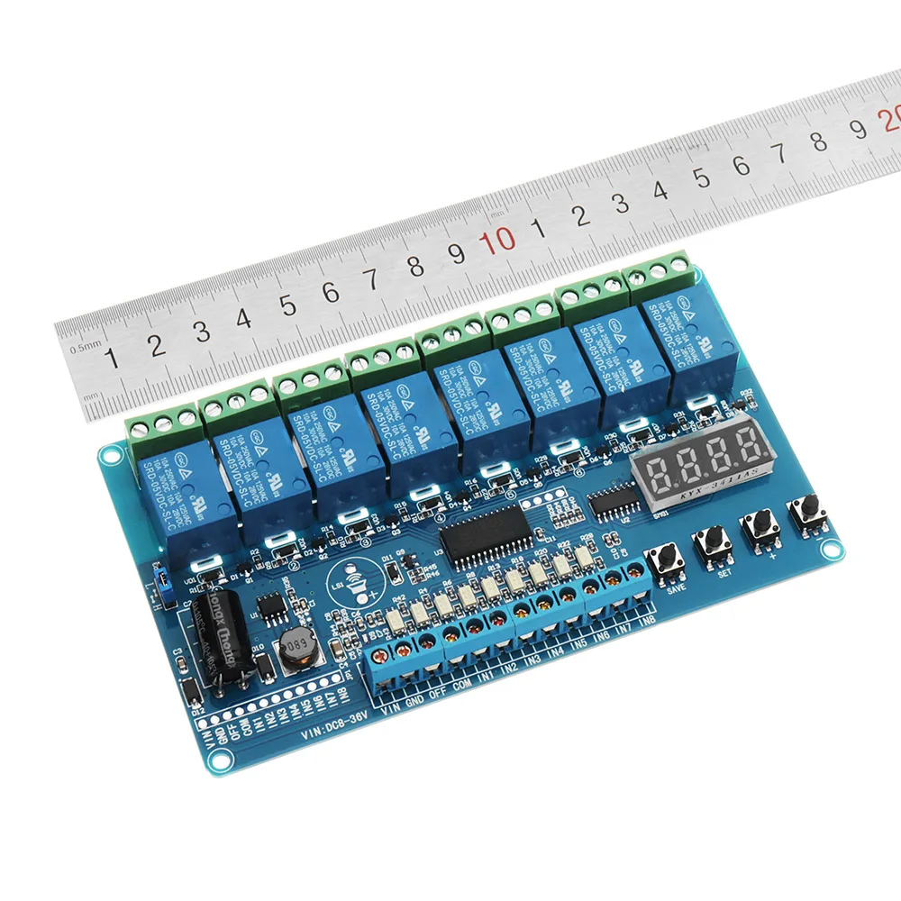 

4/8 Channel Multifunction Time Relay Module Interface Board Module HVR88