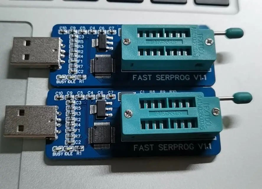 

DIY High-speed SPI SERPROG programmer, writer, support MacOS Linux Win10
