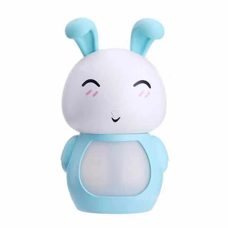 

USB Ultrasonic Aroma Essential Oil Diffuser Rabbit Cool Mist Humidifier Moisturizing Air Purifier LED Light for Office Home H