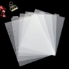 Sharkbang New Arrival  A5 A6 6 Holes Transparent Notebook Spiral Binder Index Separator Page Dividers 6 Pages Top Sseparator 6