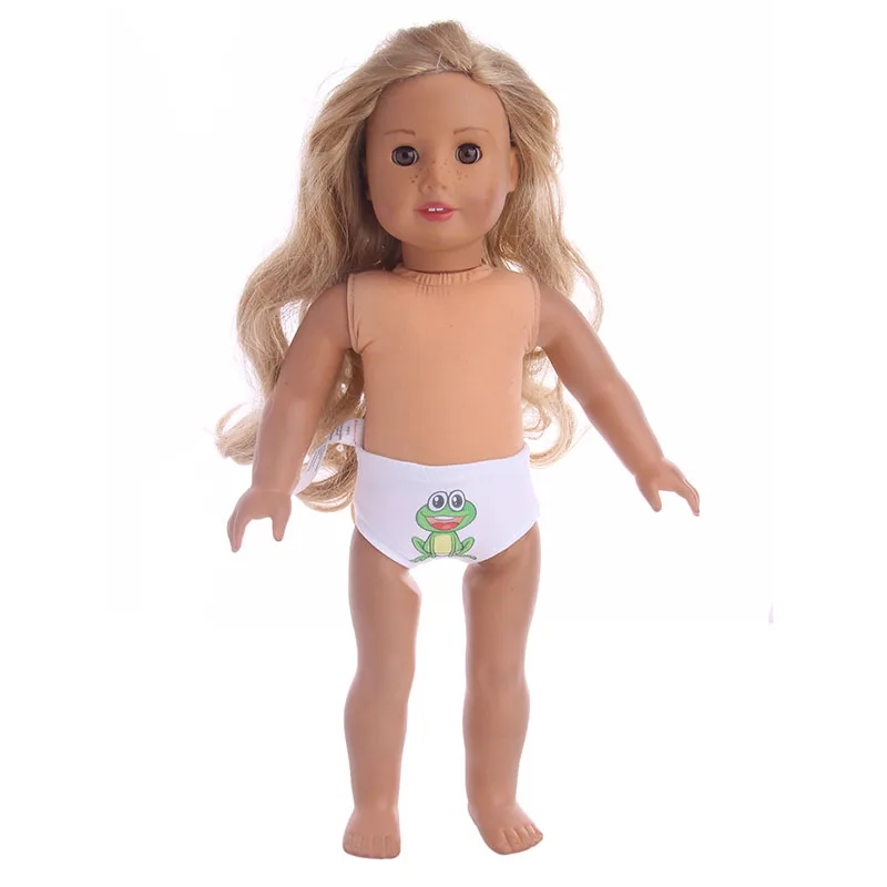 Doll Clothes Underwear Panties Cartoon Pattern Fit 18 Inch American Doll&43cm Born Baby Doll Our Generation