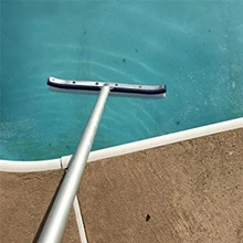 Baseny kąpielowe szczotki do kąpieli w wannie szczotki do czyszczenia basenów lekkie trwałe szczotki do czyszczenia czyste akcesoria tanie i dobre opinie CN (pochodzenie) Swimming pool cleaning brush Z tworzywa sztucznego Aluminum + plastic