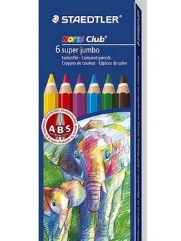 

Color pencil set Staedtler Noris super jumbo, 6 colors, Karto