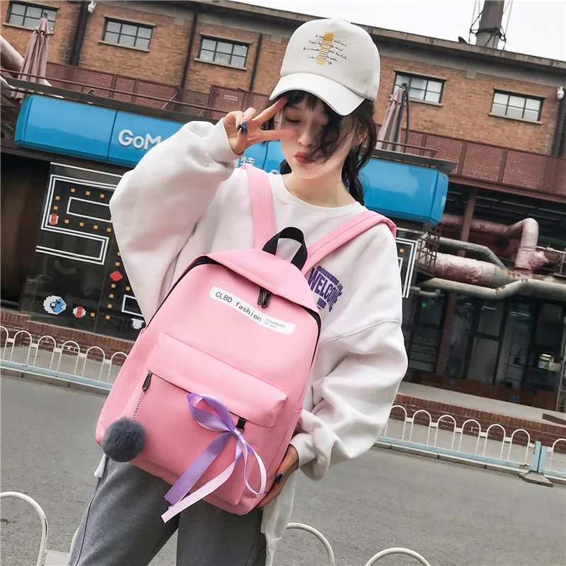 

Spring 2019 New Korean Edition Lovely Student Shoulder Bag Girls College Wind Cartoon Leisure Mass Customization