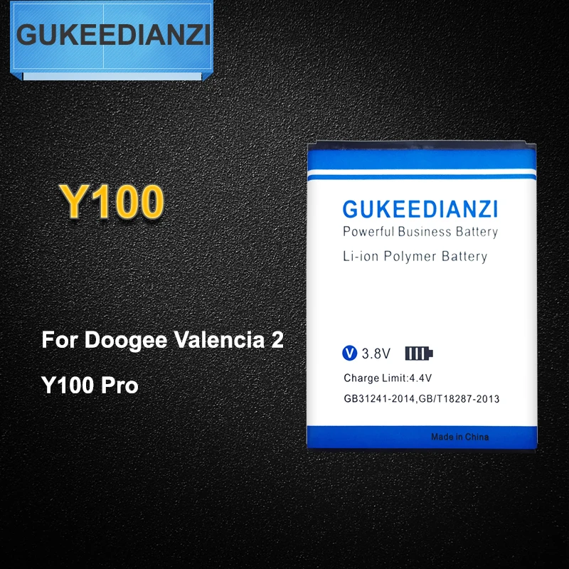 2200 мАч 100% Новый Сменный аккумулятор для телефона Doogee Valencia 2 Y100 Pro