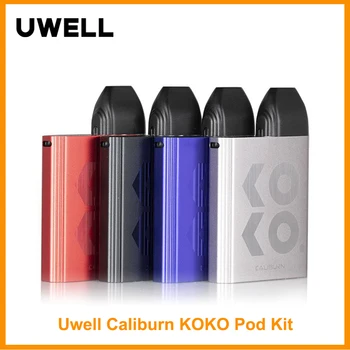 

Original Uwell CALIBURN KOKO Pod Kit Built in 520mAh Battery 2ml Cartridge 1.2ohm Coil Vs Drag Nano Electronic Cigarette