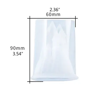 

Crystal Epoxy Resin Mold Handmade 3D Castle Modeling Casting Silicone Mould DIY