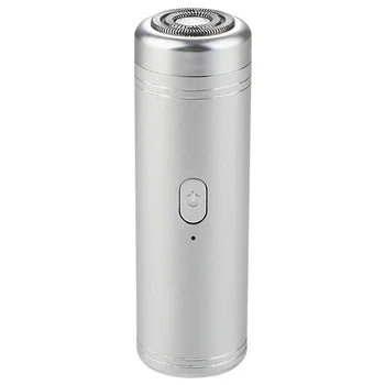 

Men USB Rechargeable Home Travel IPX5 Waterproof Grooming Gift Bathroom Mini Portable Multifunction Electric Shaver Rotating