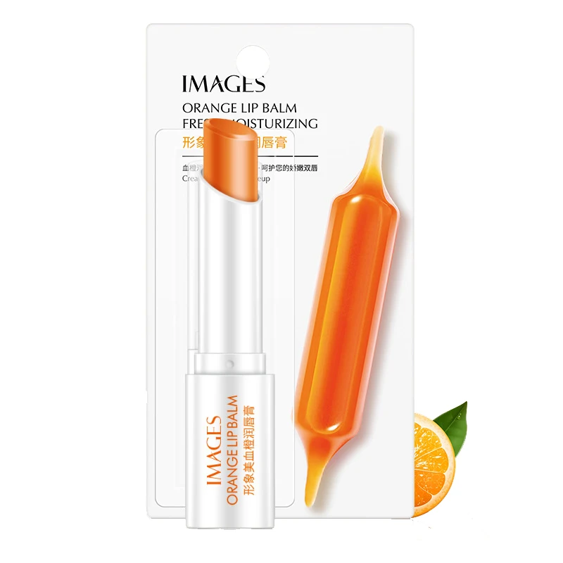 1pcs Iittle Blood Orange Lip Balm Non Stick Moisturizing Long Lasting Waterproof Hydrating Easy To Wear Natural Lip Balm