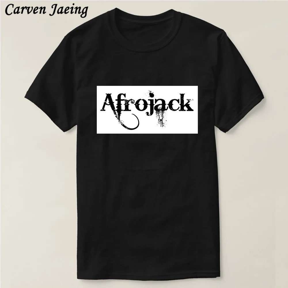 Футболка с принтом логотипа DJ Afrojack летняя дышащая футболка 100% хлопок|Футболки| |