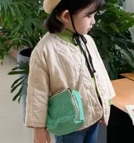 MILANCEL fashion Korean kids jacket single breast boys coat long sleeve girls coat - Цвет: Бежевый