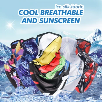 

Summer Cycling Face Coverings Head Wrap Ride Running Scarf Anti-UV Seamless Bicycle Bandana Sports Fishing Covers Magic Scarf