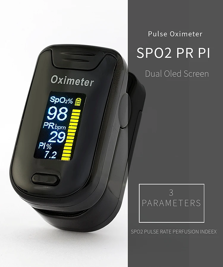 Новое поступление Пульсоксиметр OLED SPO2 PR PI 3 Параметры звуковой сигнал монитор насыщения крови кислородом индекс перфузии
