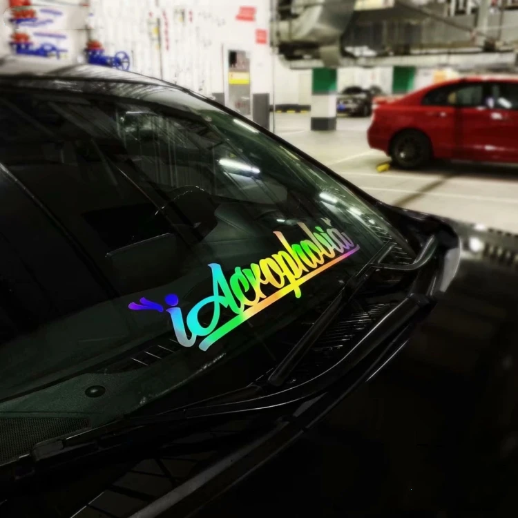 Car Styling Vinyl Sticker Auto Front Windshield Window Decals for Hellaflush HF Iacrophobia | Автомобили и мотоциклы