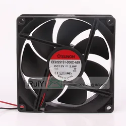 SUNON – ventilateur De refroidissement Amd, châssis Ultra silencieux, EE92251S1 D00C A99/9225/12v, 2.0/9025 W, 9CM 